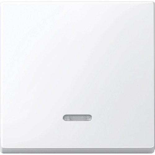 Лицевая панель Schneider Electric Merten System M для 1-кл. выключателя с подсветкой активно-белый картинка